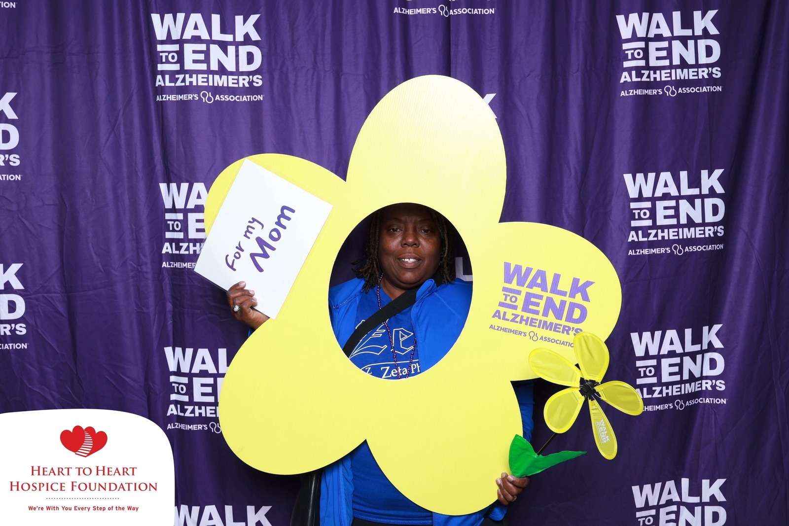 A guest at Walk to End Alzheimer’s
