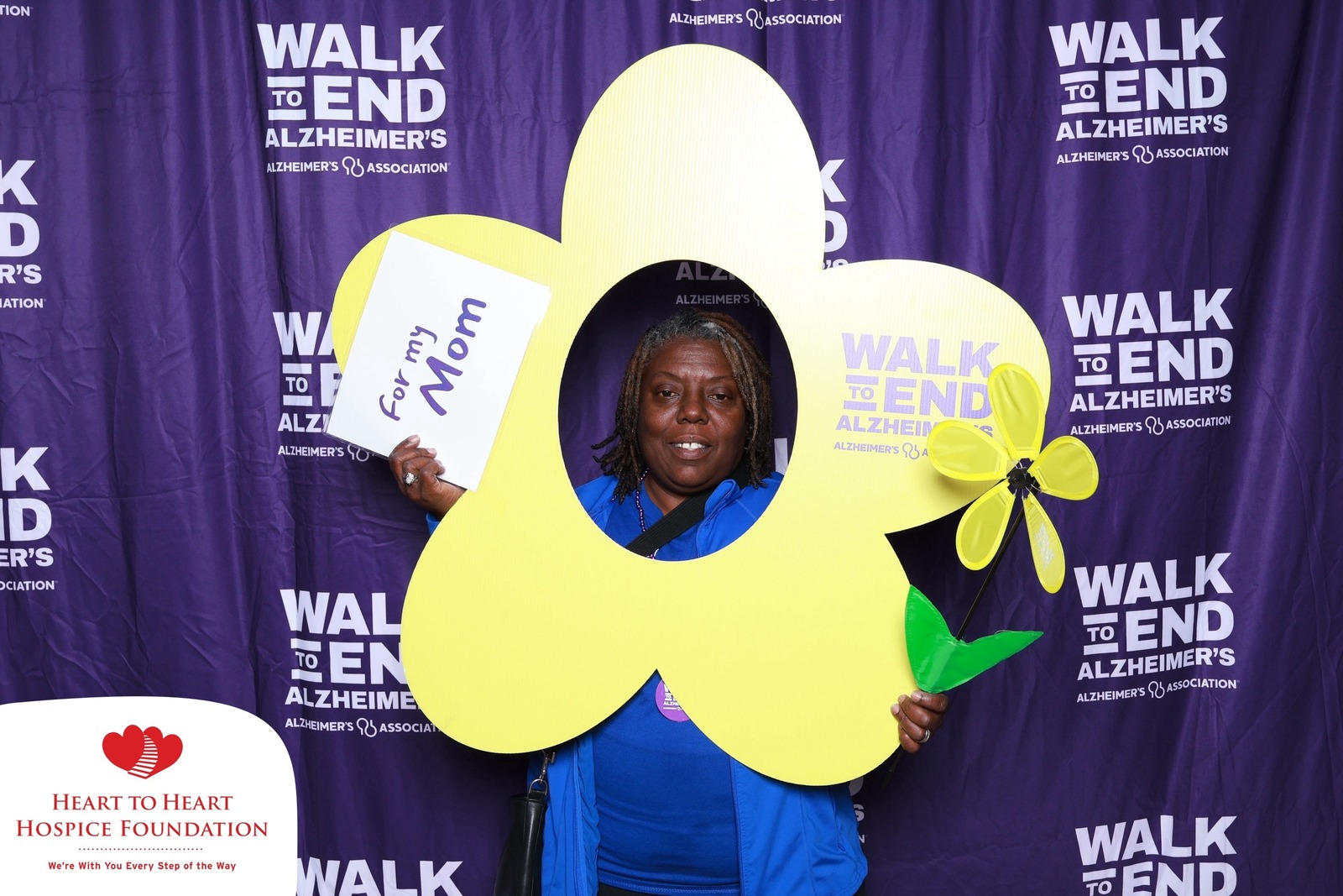 A guest at Walk to End Alzheimer’s
