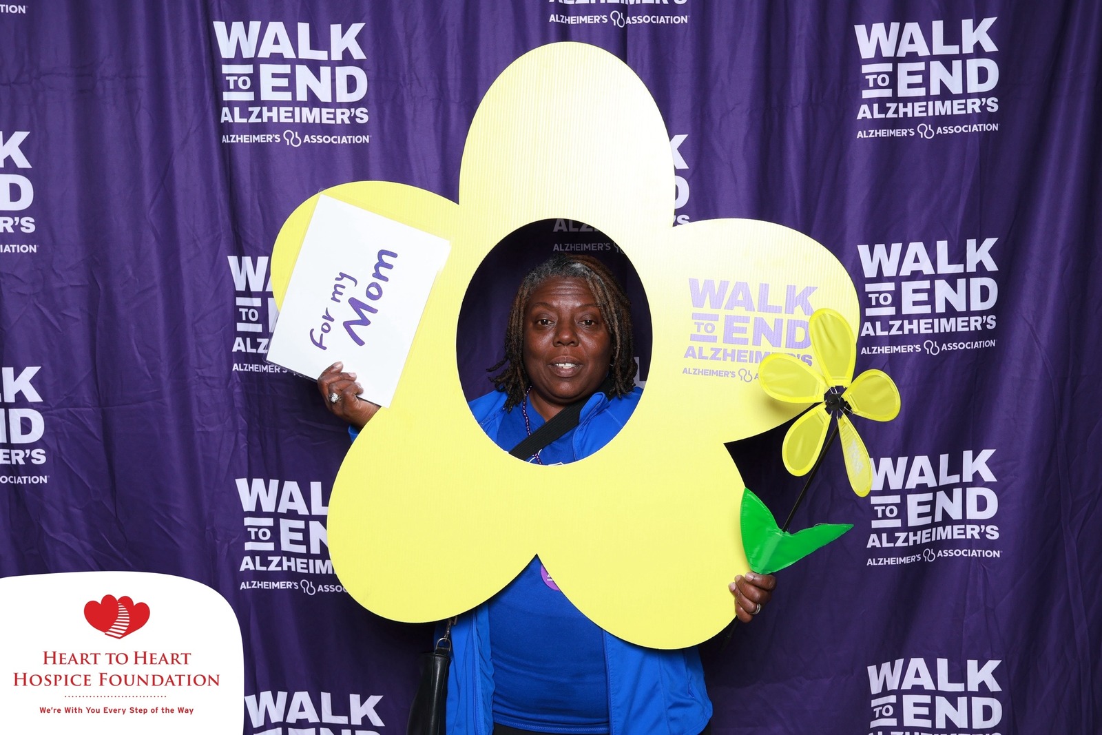 A guest at Walk to End Alzheimer’s