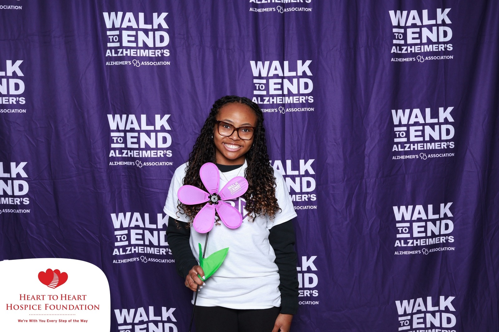 A guest at Walk to End Alzheimer’s