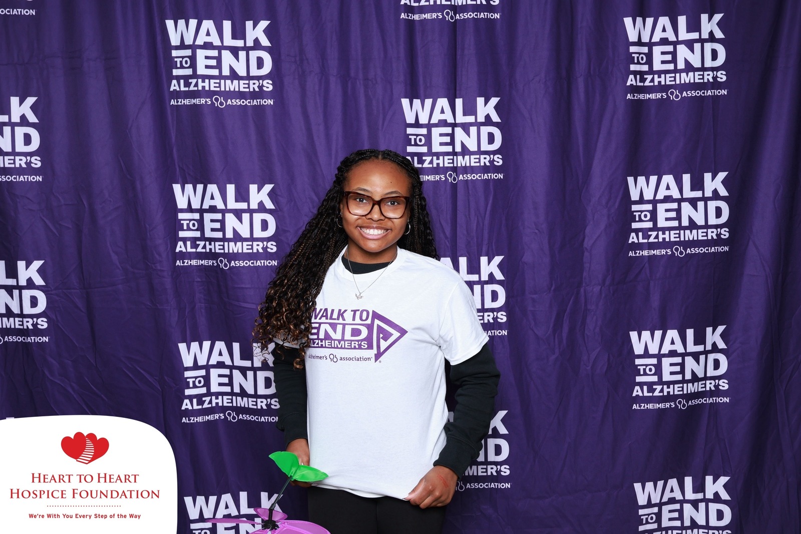 A guest at Walk to End Alzheimer’s