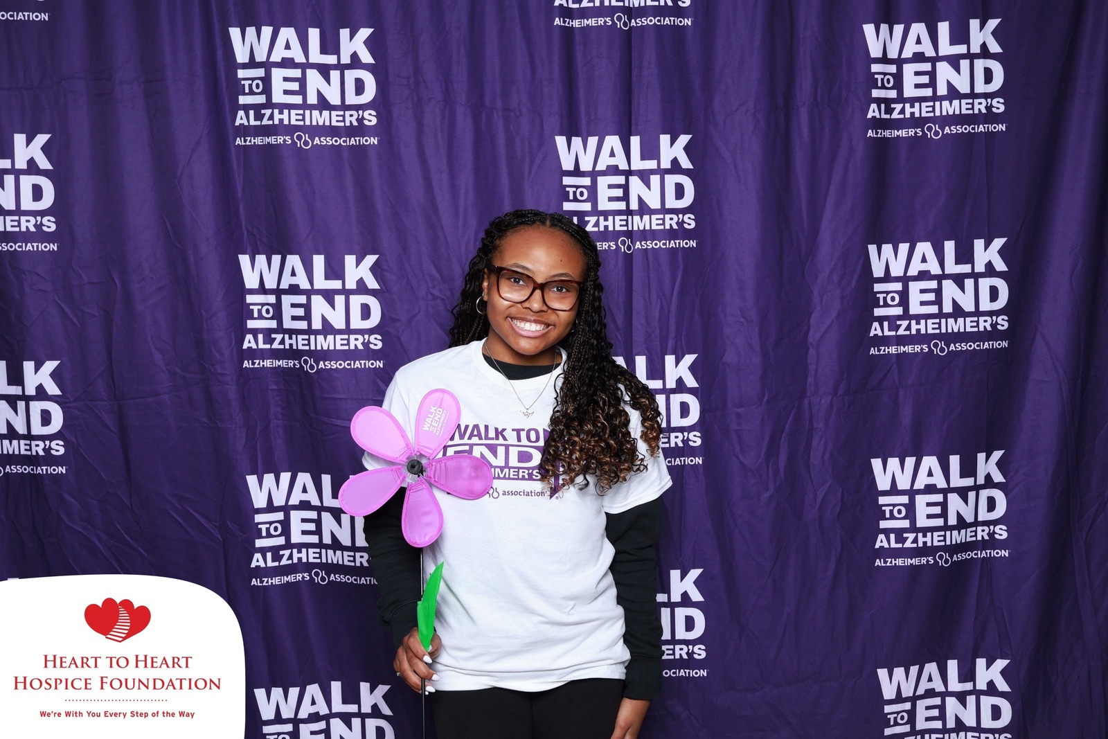A guest at Walk to End Alzheimer’s