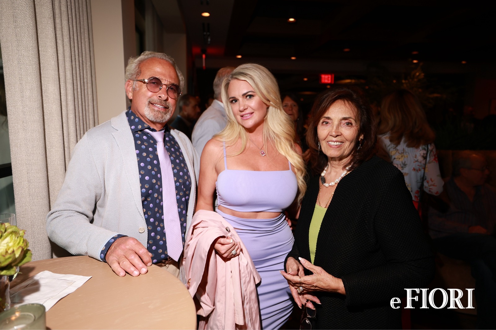 A guest at e Fiori Opening Party