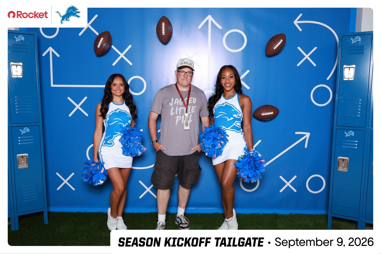 A guest at Lions Season Launch Week