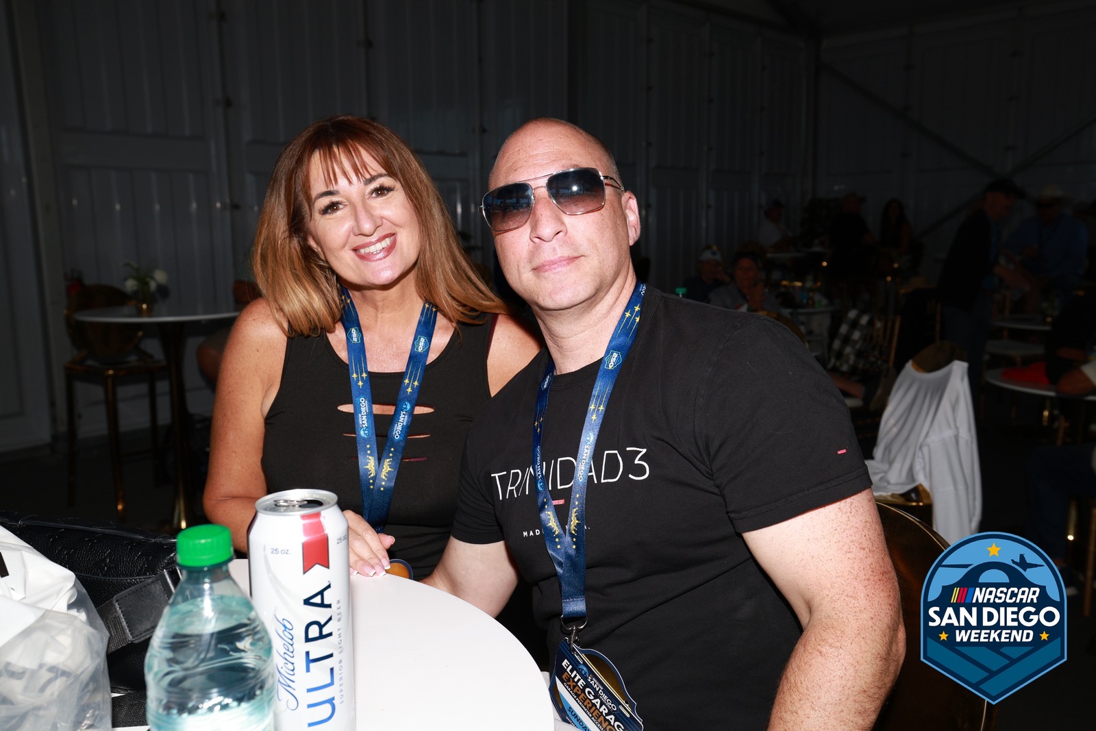 A guest at NASCAR San Diego