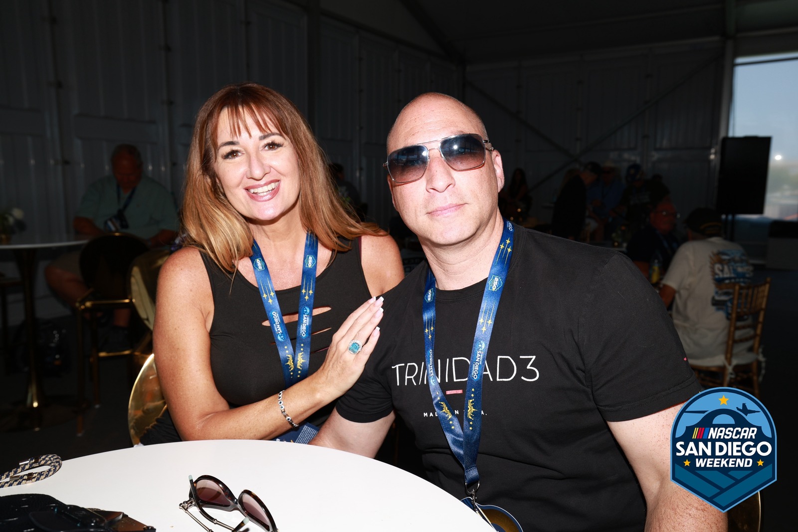 A guest at NASCAR San Diego