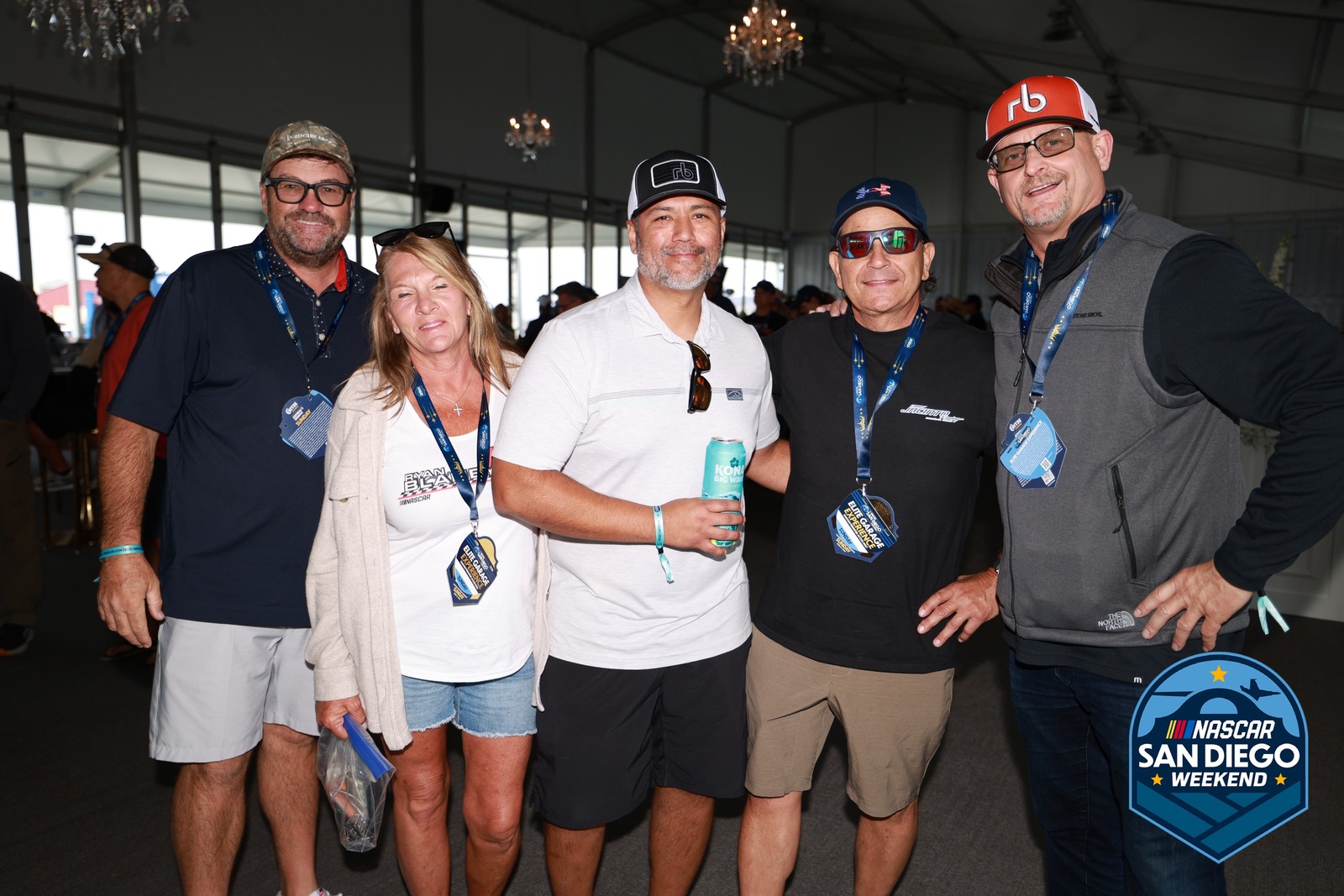 A guest at NASCAR San Diego