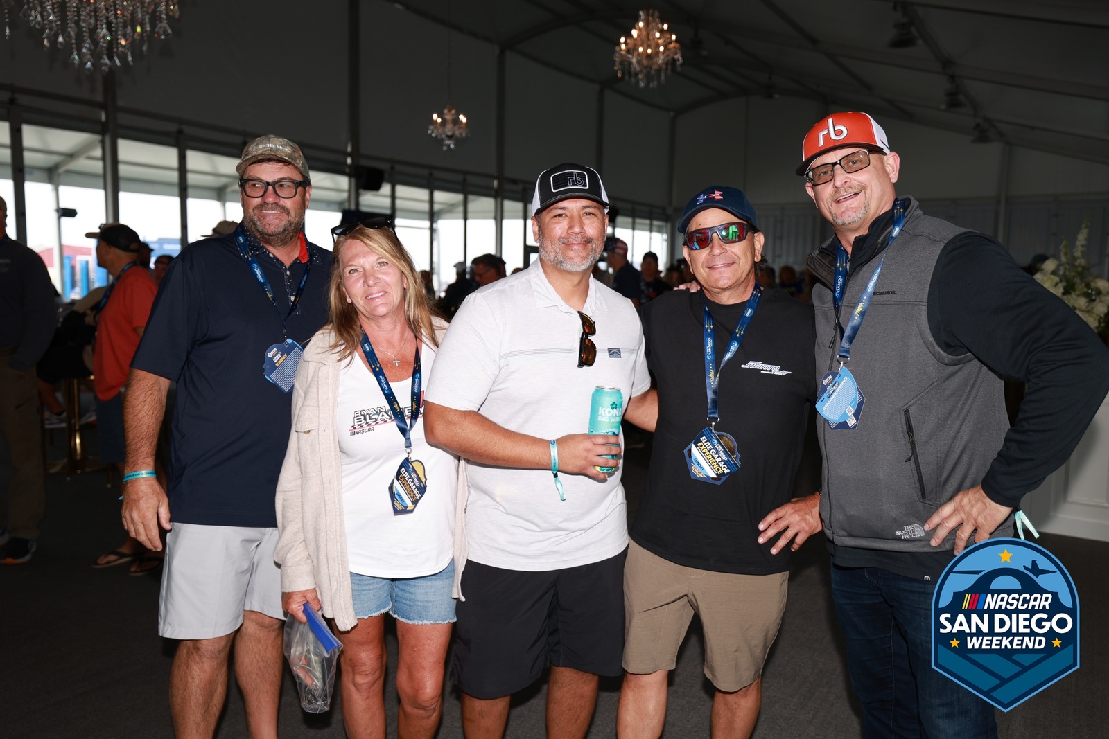 A guest at NASCAR San Diego