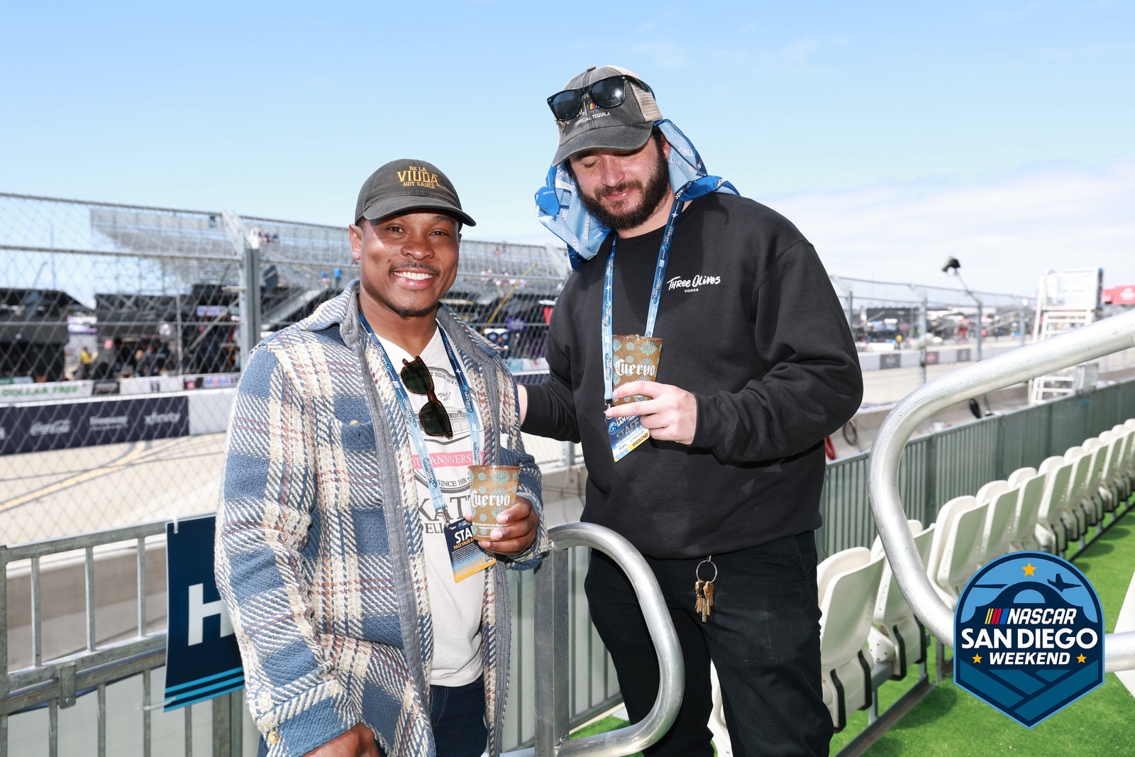 A guest at NASCAR San Diego