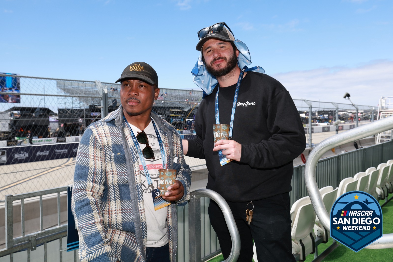 A guest at NASCAR San Diego