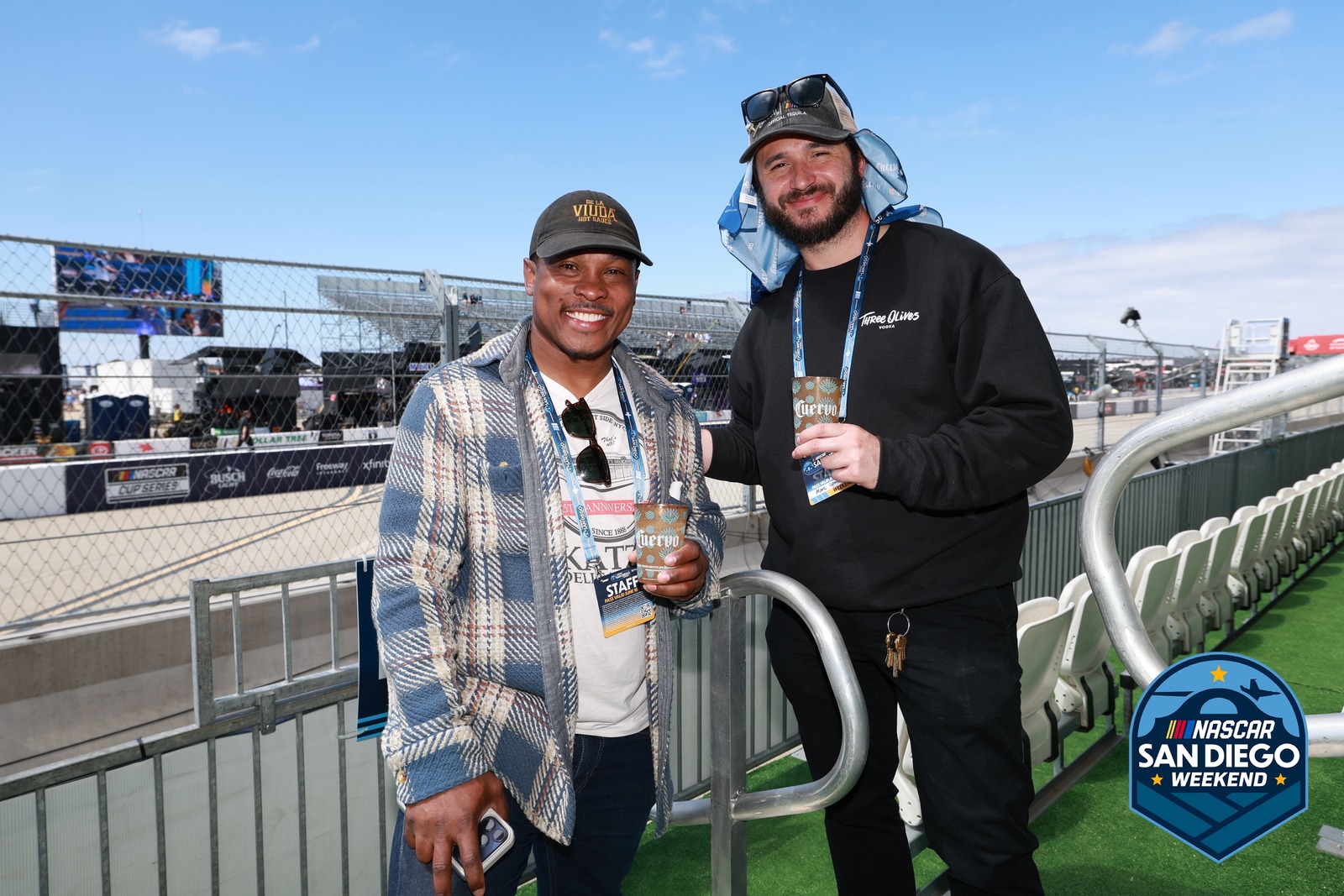A guest at NASCAR San Diego