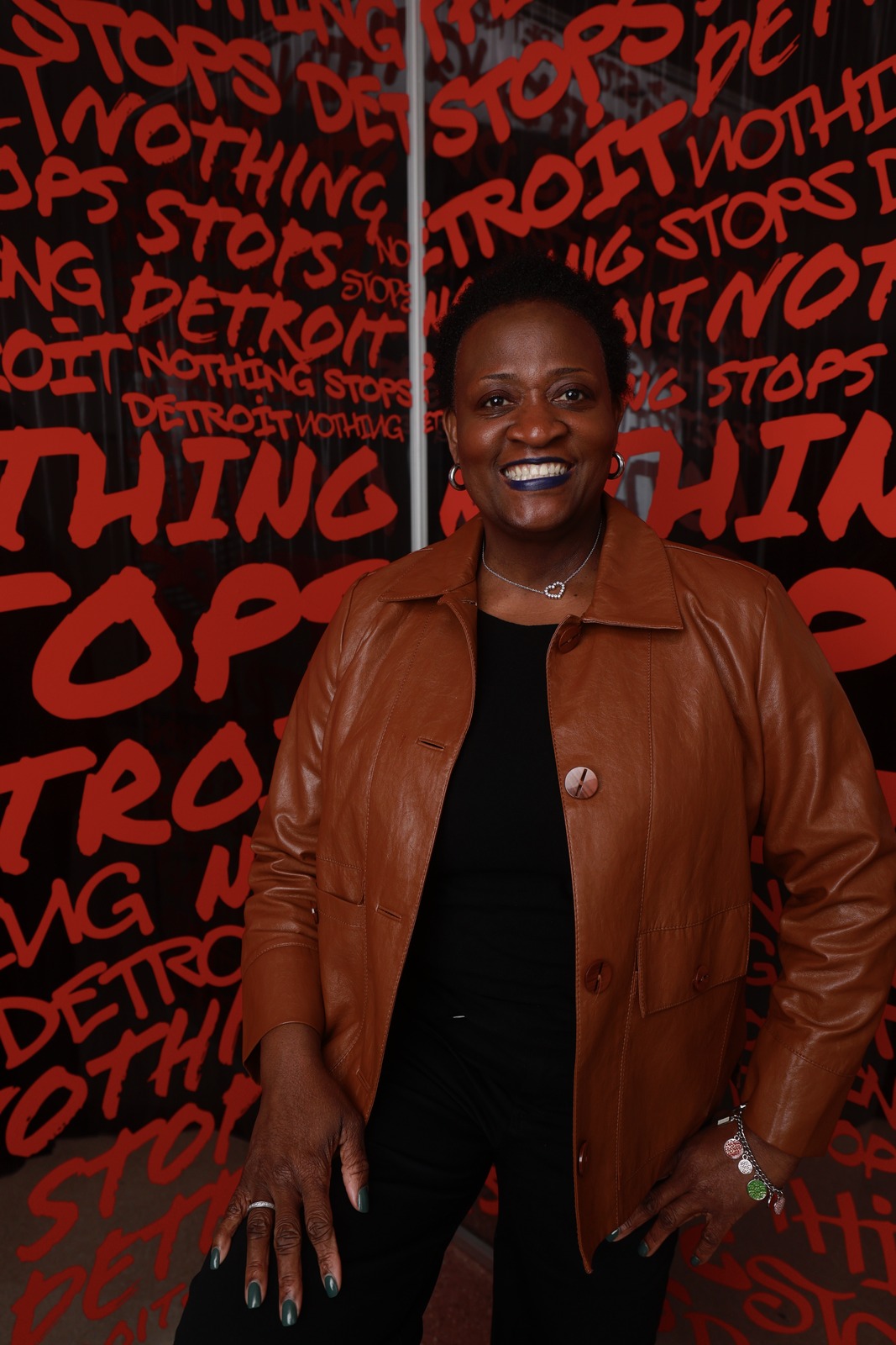 A guest at Nothing Stops Detroit