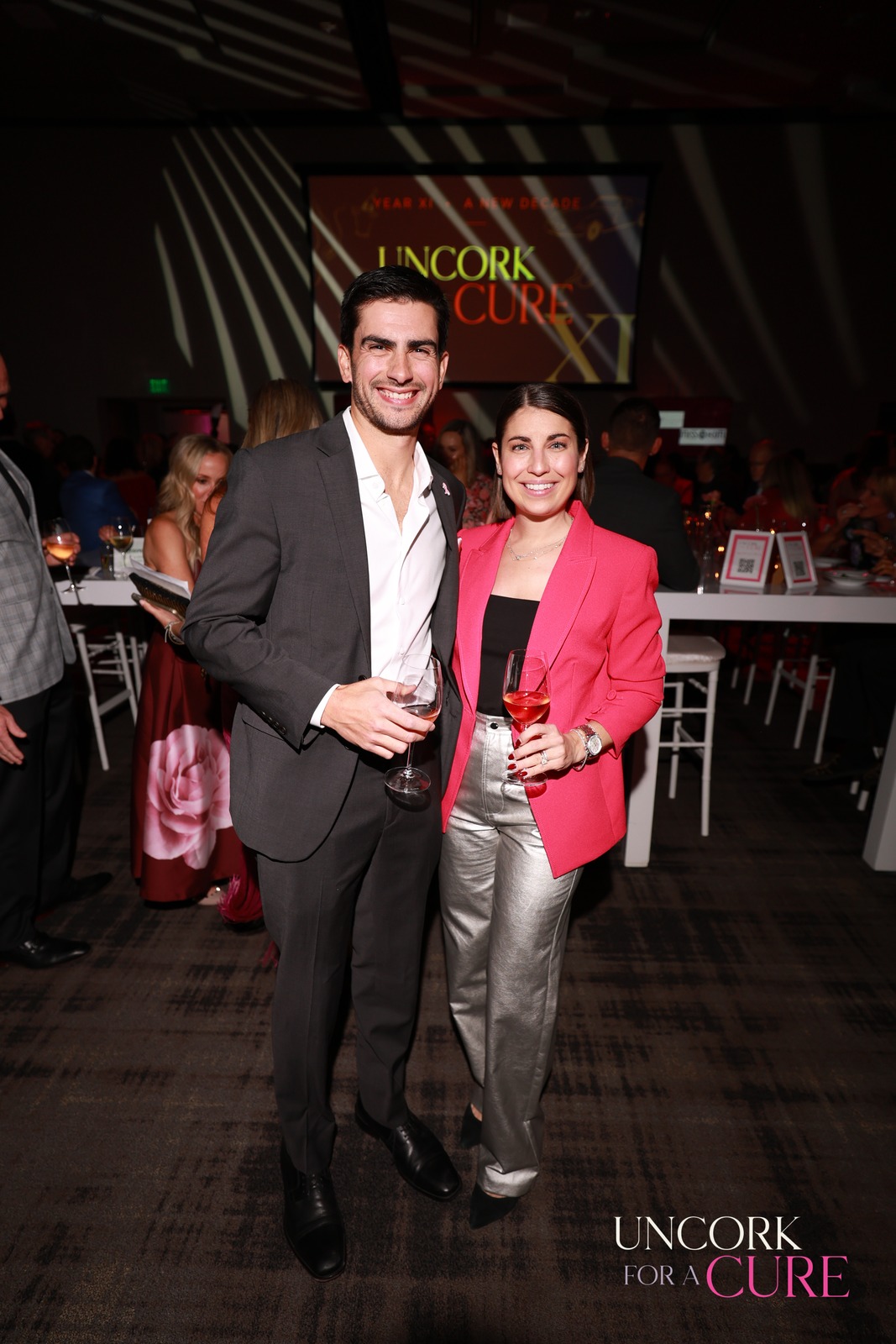 A guest at Uncork for a Cure