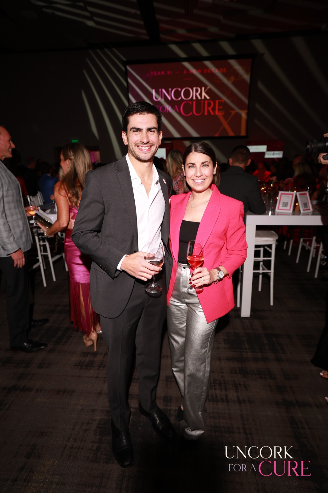 A guest at Uncork for a Cure