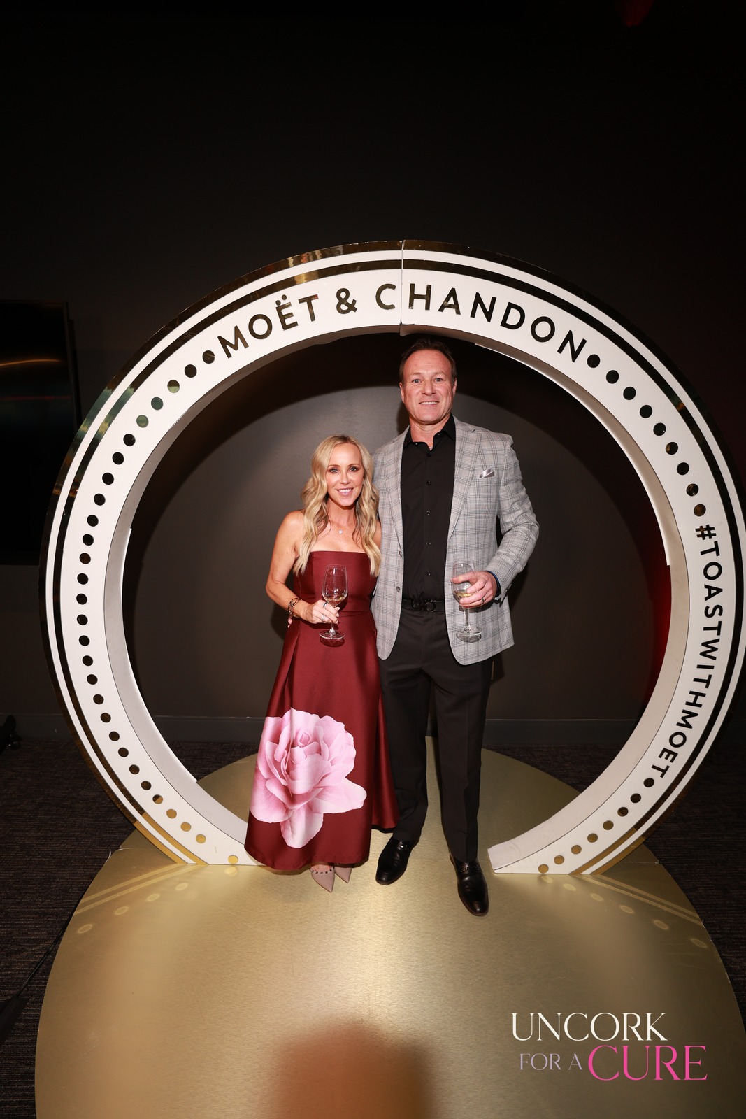 A guest at Uncork for a Cure