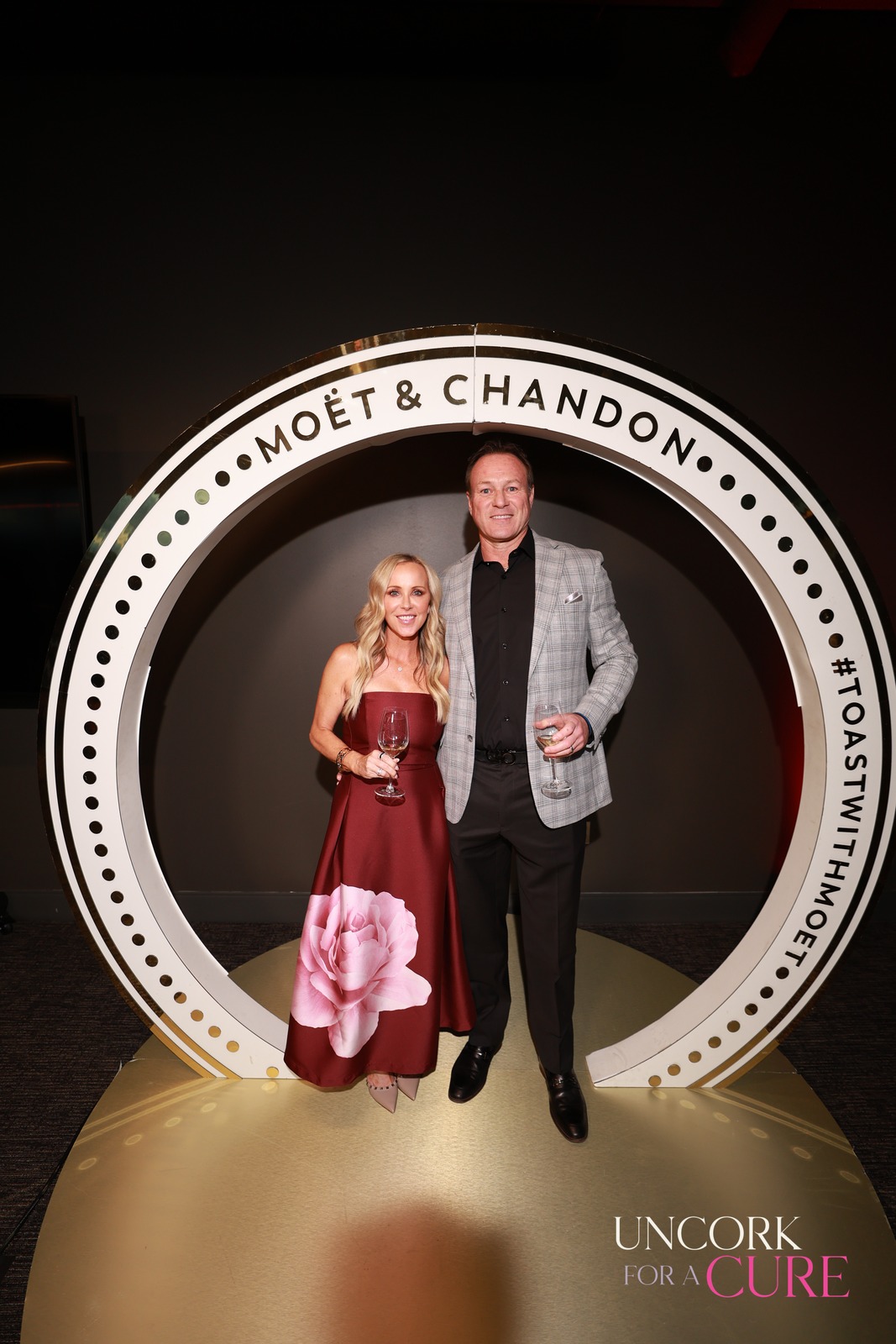 A guest at Uncork for a Cure