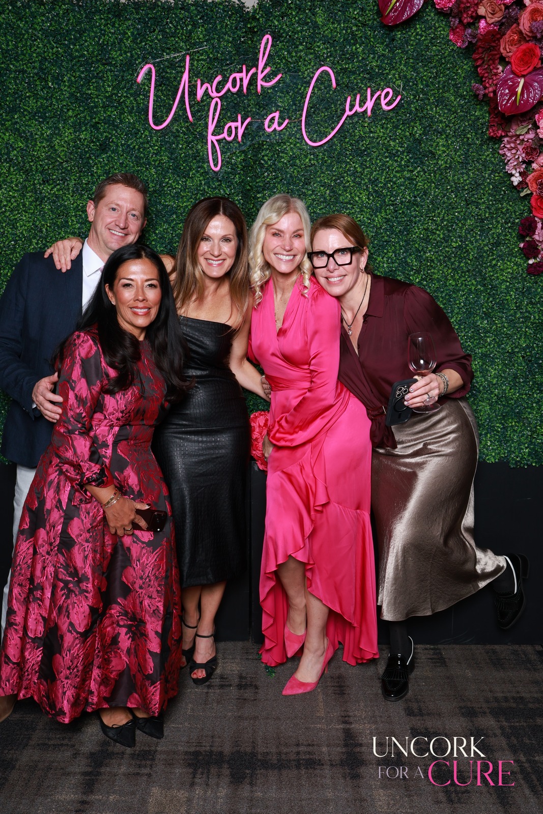A guest at Uncork for a Cure
