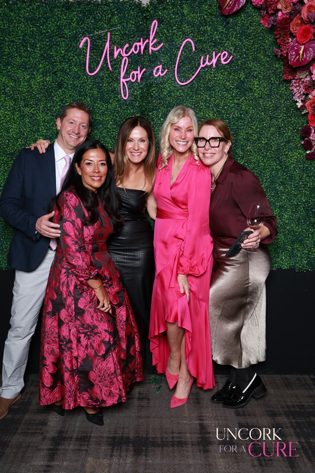 A guest at Uncork for a Cure