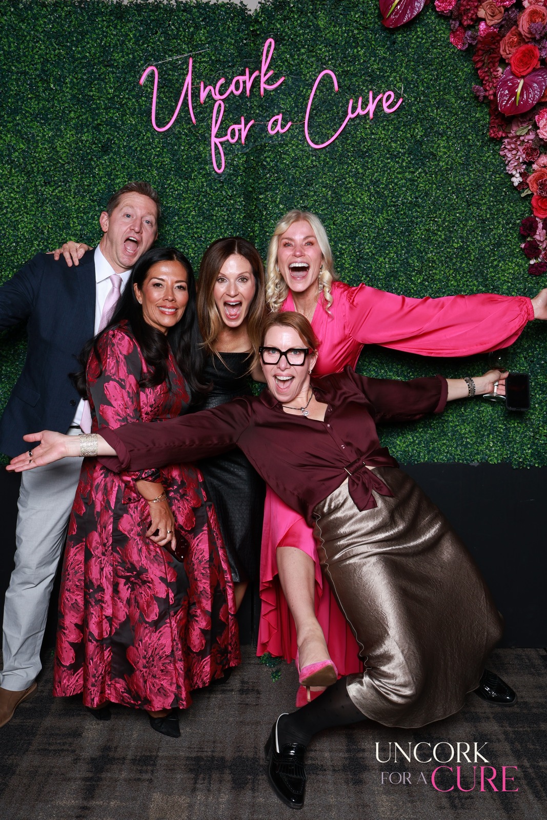 A guest at Uncork for a Cure