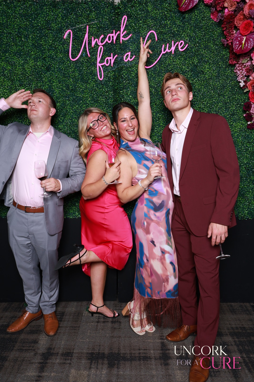 A guest at Uncork for a Cure