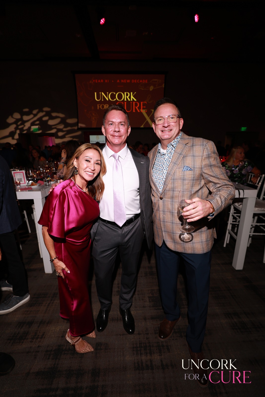 A guest at Uncork for a Cure