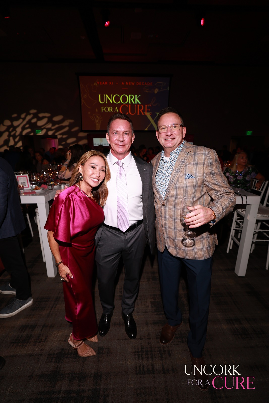 A guest at Uncork for a Cure