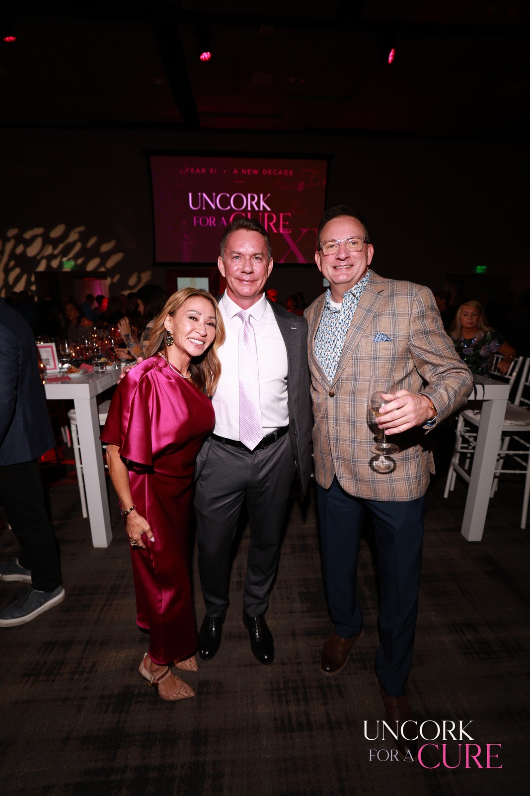 A guest at Uncork for a Cure