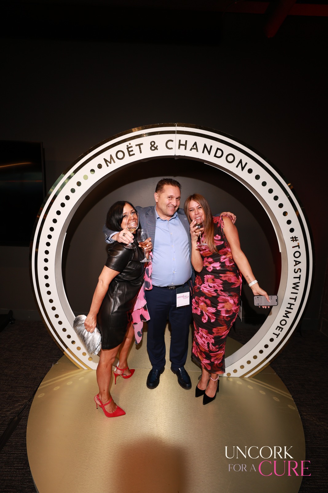 A guest at Uncork for a Cure