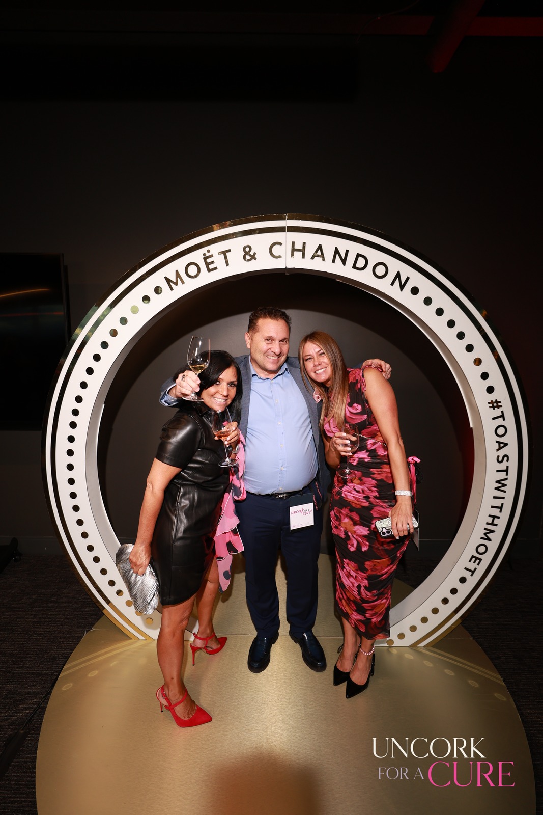 A guest at Uncork for a Cure